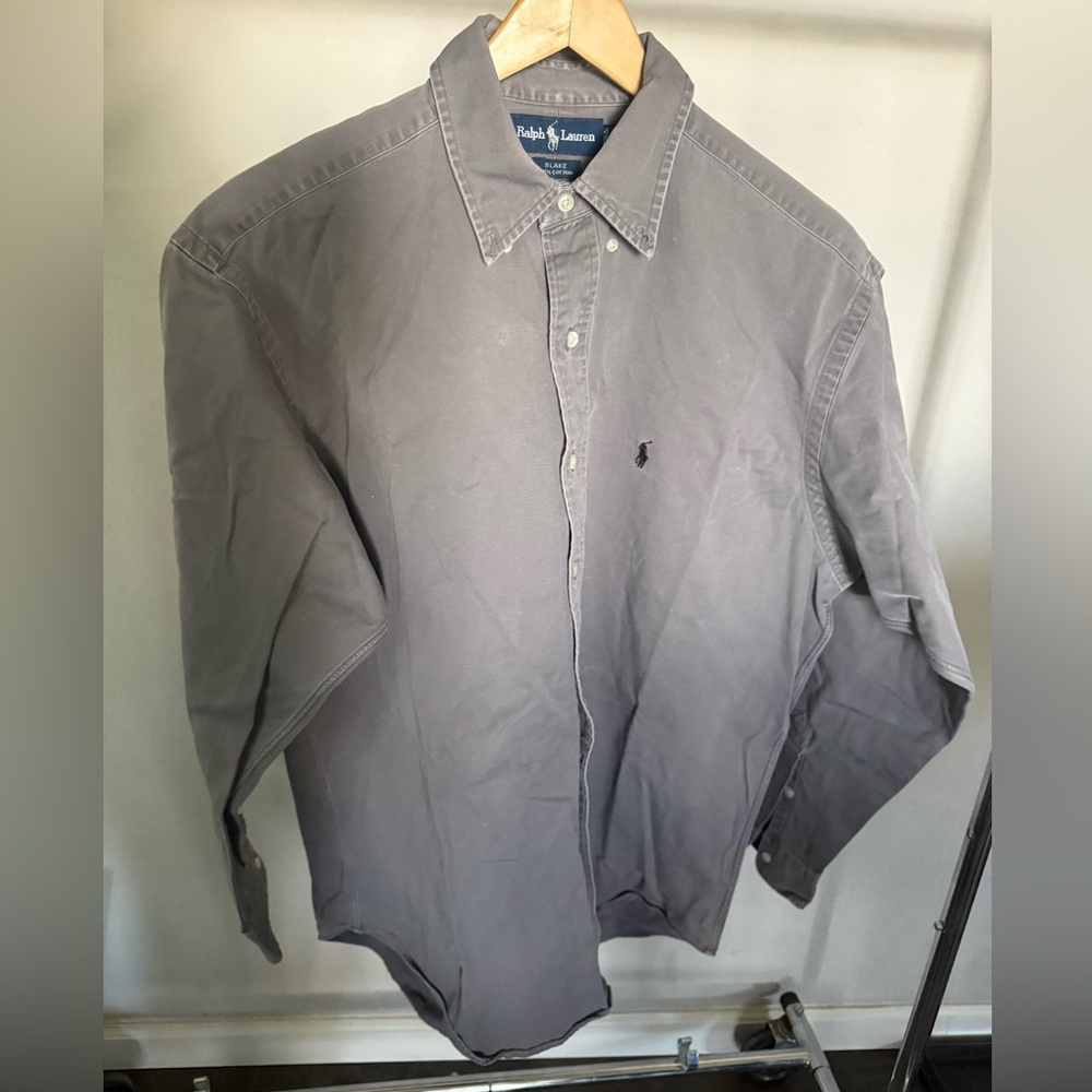 Ralph Lauren Classic Gray Cotton Shirt